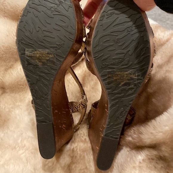 Anne Klein wedge with Copper and Brown NWOT size 9 - Picture 7 of 9